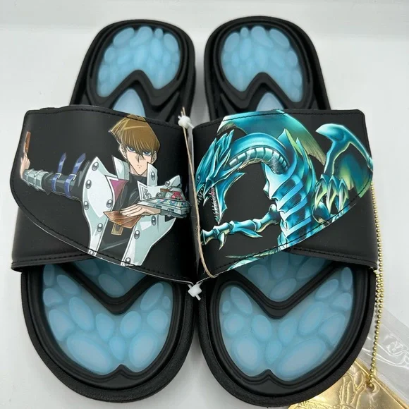 adidas | Shoes | Adidas X Yugioh Reptossage Slide Blue Eyes  display picture 1